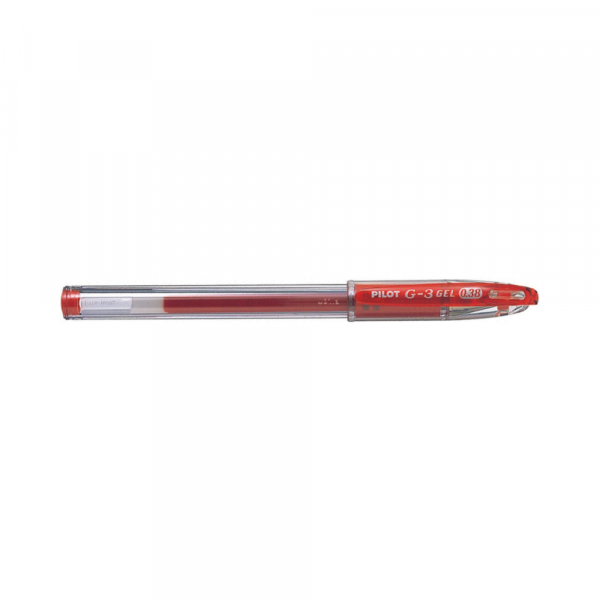 Gel olovka roler PILOT G3 0.38 crveni 253126