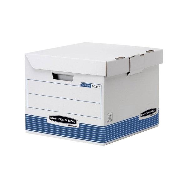 Kutija za arhiviranje Fellowes System Cube plava 12x2pk 0021602