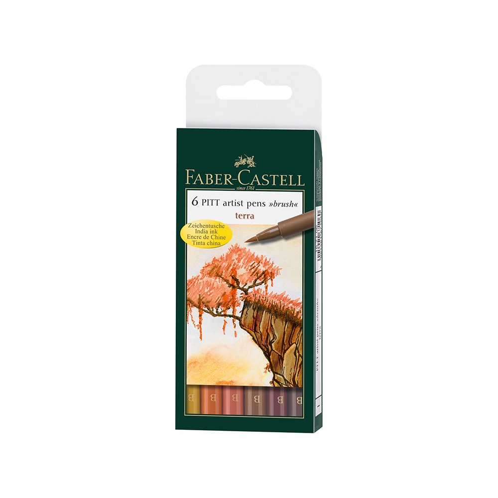 Pitt Art set Faber Castell  B 1/6 12670 terra