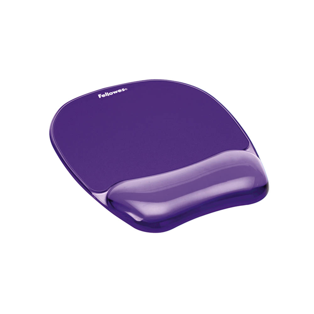 Podloga sa odmaračem za zglob sa gelom FELLOWES CRYSTALS 9144104 purple