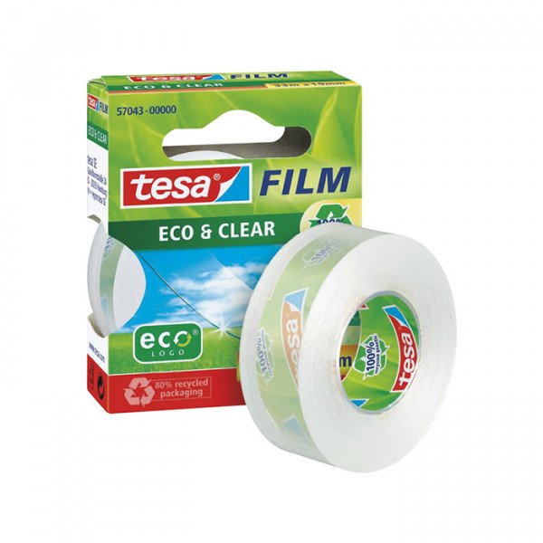 Traka lepljiva nevidljiva 19mm/33m Clear pk6 Tesa 57934