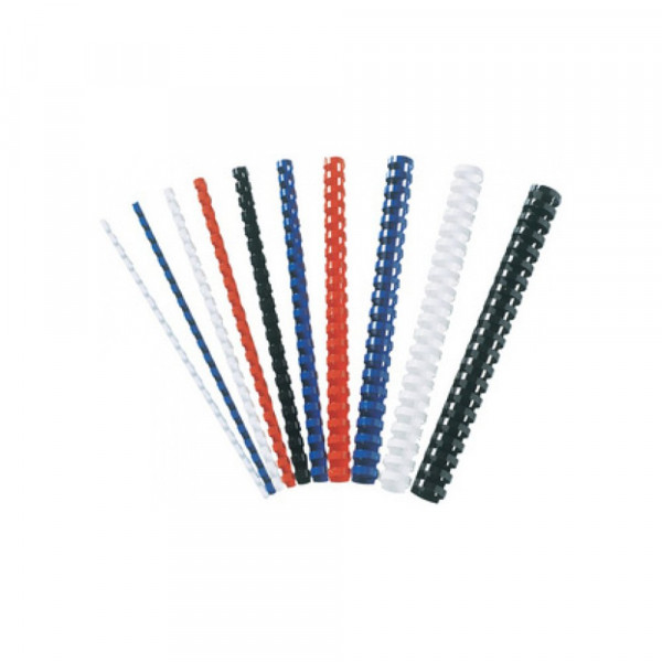 Spirala PVC 8 mm 1/100 Fellowes bela 5345406