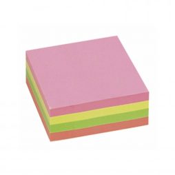 Kocka samolepljivi listići STICK NOTES Yidoo 300 lis, 75x75 NEON 037124