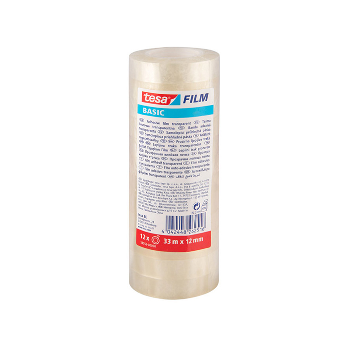 Traka lepljiva 12mm/33m Tesa basic 58552 1/12
