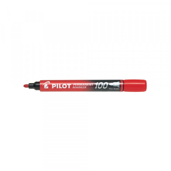 Permanent Marker PILOT crveni obli vrh SCA-100-Rl 511103