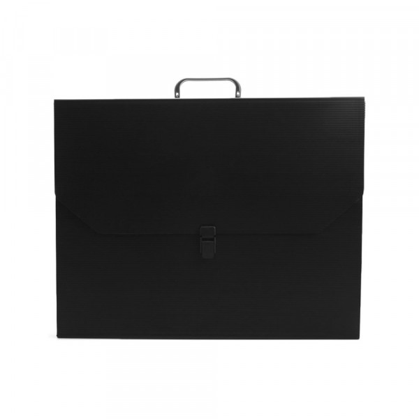 Torba kofer za tablu za tehničko crtanje B3 crna (53x39x3.5cm)
