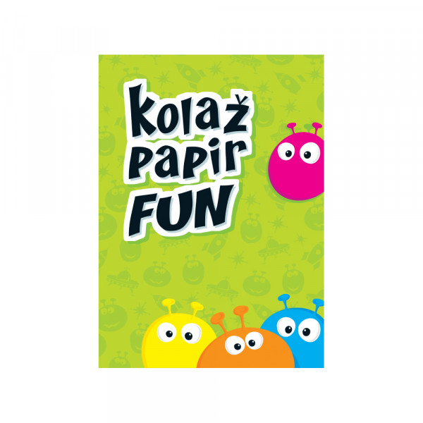 Kolaž papir A5 10 boja samolepljivi