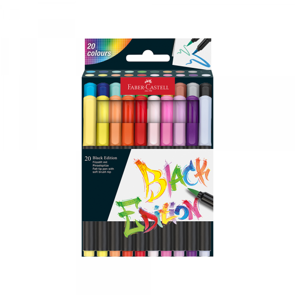 Flomaster set Faber Castell Black edition 1/20 116452