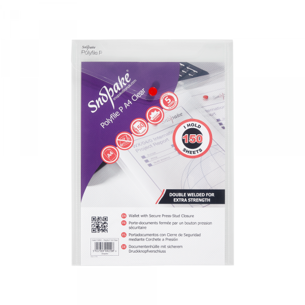 Fascikla pismo (uspravna) A4  Snopake Superline Clear
