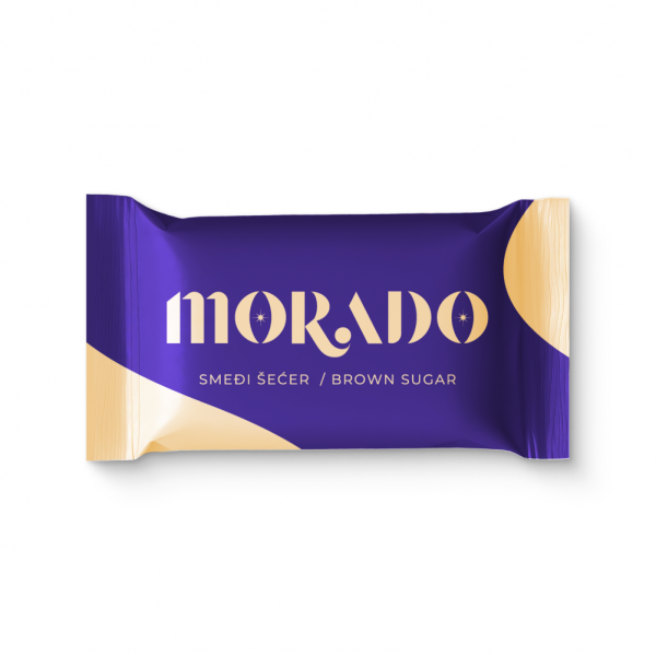 Šećer u kesici Morado smeđi 4g 1/500