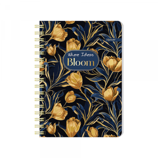 Sveska A6 Bloom spirala dikto 60l