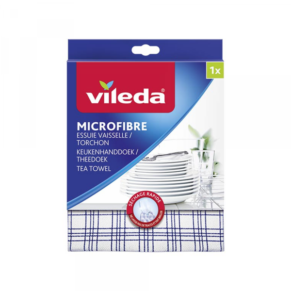 Mikrofiber krpa za poliranje posuđa Vileda Professional Tea Towel 60x40 3/1 128425