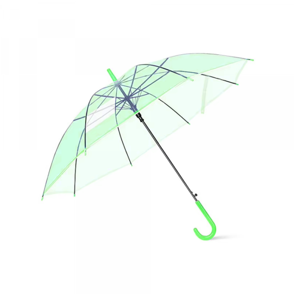 Kišobran PVC providni zeleni 90cm
